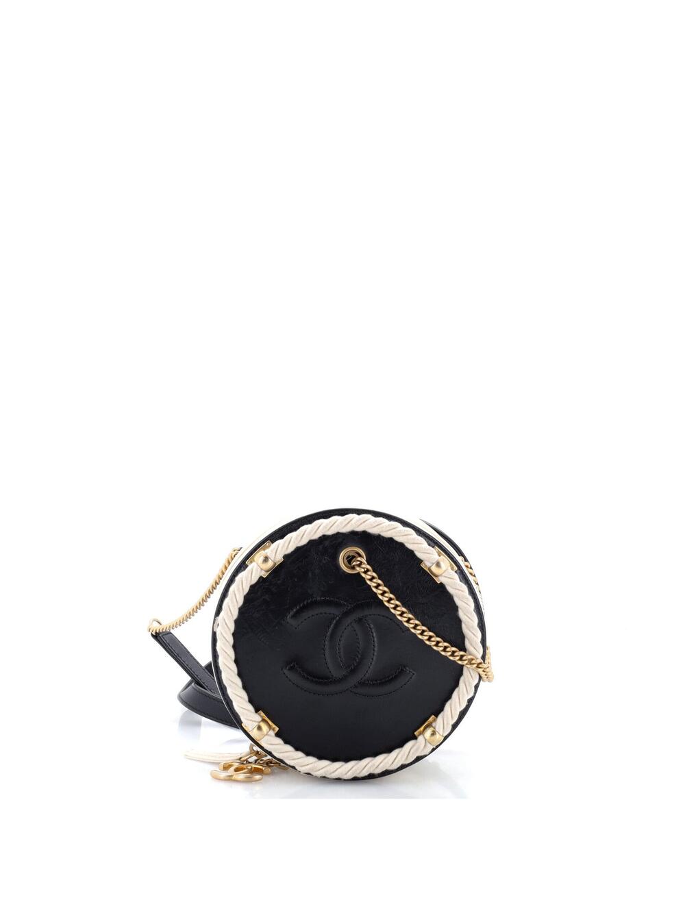 Chanel En Vogue Round Bag Crumpled #276823C19B